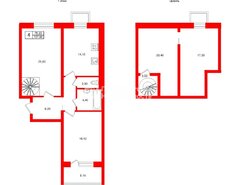 4-комн. кв. 107.9 м² 1/4 этаж