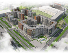 Студия 24.36 м² 7/11 этаж