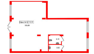 Помещение в ЖК Включи, 112.3 м², 1 этаж