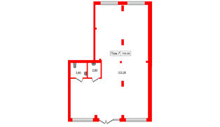 Помещение в ЖК Включи, 109.69 м², 1 этаж