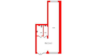 Помещение в ЖК Включи, 64.67 м², 1 этаж