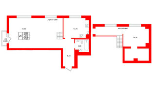 Квартира в ЖК «Виридиан», 1 комнатная, 73.1 м², 4 этаж