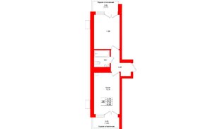 Квартира в ЖК «Лэйк Сити-4», 1 комнатная, 37.35 м², 1 этаж