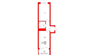 Квартира в ЖК «Лэйк Сити-4», 1 комнатная, 38.03 м², 5 этаж