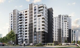 Квартира в ЖК Альпенштадт, 2 комнатная, 37.7 м², 8 этаж