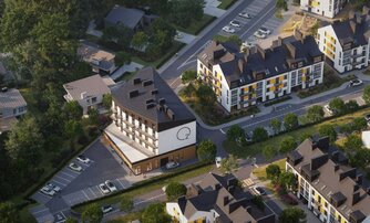 Квартира в ЖК «Кислород О2», 3 комнатная, 86.5 м², 1 этаж