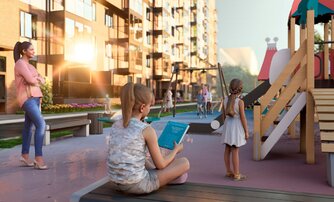 Квартира в ЖК Астория, 2 комнатная, 59.5 м², 3 этаж