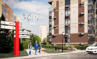 Квартира в ЖК Lake City-6, 3 комнатная, 72.96 м², 5 этаж