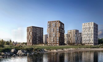 Квартира в ЖК Кольские огни, 2 комнатная, 64.01 м², 10 этаж