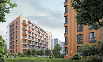 Квартира в ЖК Берег, 2 комнатная, 52.3 м², 5 этаж