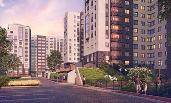 Квартира в ЖК «Альпы», 3 комнатная, 91.9 м², 2 этаж