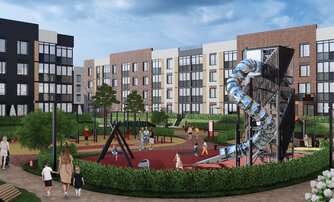 Квартира в ЖК Кроны и Волны, студия, 30 м², 2 этаж