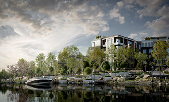 Квартира в ЖК «Расцвет Парк», 2 комнатная, 67.82 м², 2 этаж