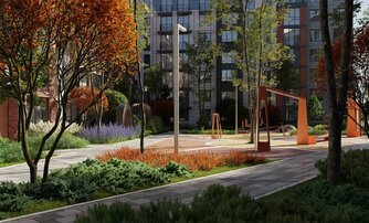 Квартира в ЖК «АЭРО», 2 комнатная, 69.1 м², 3 этаж