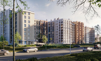 Квартира в ЖК Луччи, 3 комнатная, 76.7 м², 8 этаж