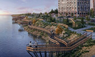 Квартира в ЖК Кольские огни, 2 комнатная, 64.01 м², 10 этаж