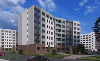 Квартира в ЖК «Включи», 3 комнатная, 83.3 м², 2 этаж