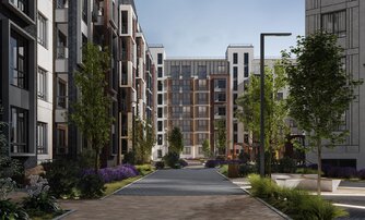 Квартира в ЖК «АЭРО», 2 комнатная, 69.1 м², 3 этаж