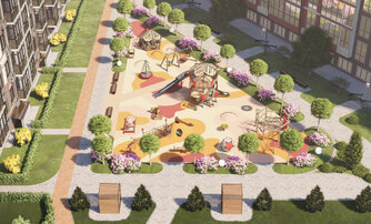 Квартира в ЖК Lake City-6, 3 комнатная, 72.96 м², 5 этаж