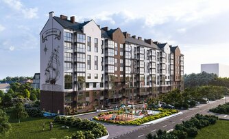 Квартира в ЖК Астория, 2 комнатная, 59.5 м², 3 этаж