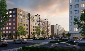 Квартира в ЖК «Включи», 2 комнатная, 62.46 м², 2 этаж