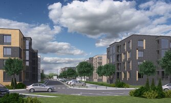 Квартира в ЖК «Сиреневый бульвар», 3 комнатная, 73.4 м², 4 этаж