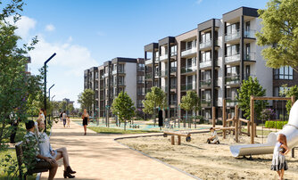 Квартира в ЖК Парковый, 1 комнатная, 45.4 м², 3 этаж