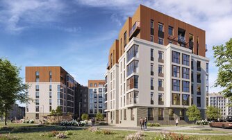 Квартира в ЖК «River Park», студия, 30.8 м², 5 этаж