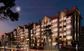 Квартира в ЖК Lake City-4, 1 комнатная, 37.35 м², 2 этаж