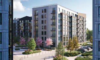 Квартира в ЖК «АЭРО», 2 комнатная, 69.1 м², 3 этаж