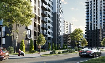 Квартира в ЖК Альпенштадт, 2 комнатная, 37.7 м², 8 этаж