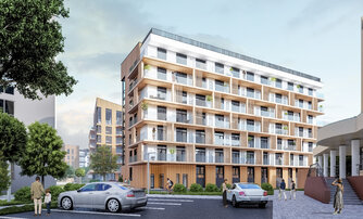 Квартира в ЖК Берег, студия, 28 м², 1 этаж