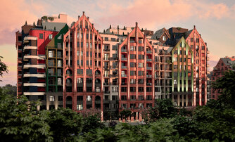 Квартира в ЖК «Вдохновение» ЭКОквартал «Русская Европа», студия, 41.7 м², 8 этаж