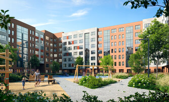 Квартира в ЖК «Включи», 3 комнатная, 83.3 м², 2 этаж