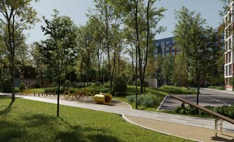 Квартира в ЖК «АЭРО», 2 комнатная, 71.98 м², 3 этаж